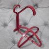 burgundy wig hanger